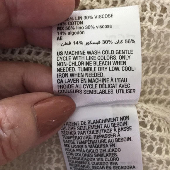 Lightweight open weave cardigan by Alfani NWOT - Picture 8 of 8